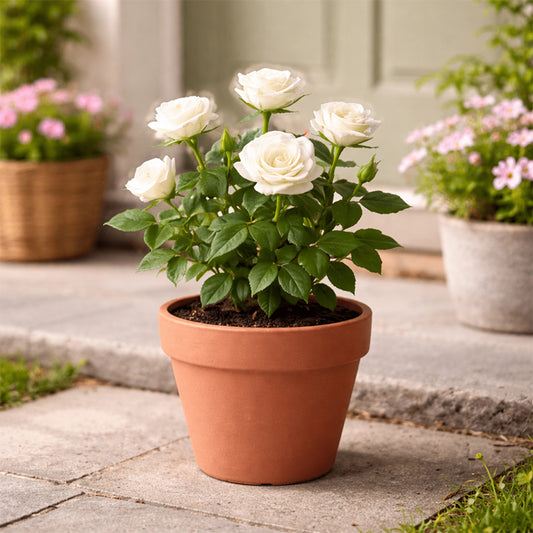 White Rose Plant
