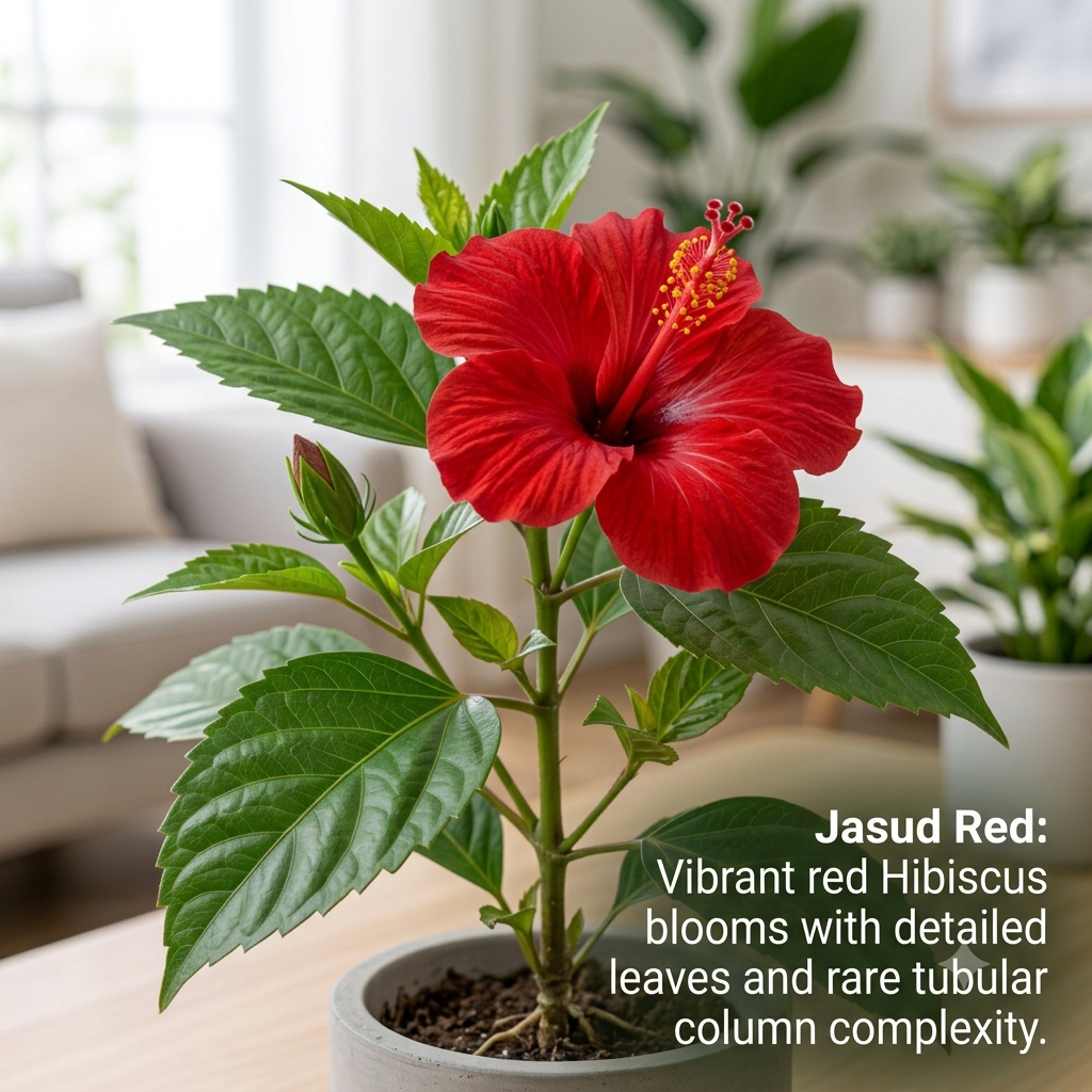 Red Hibiscus / Jasud Plant - Image 2